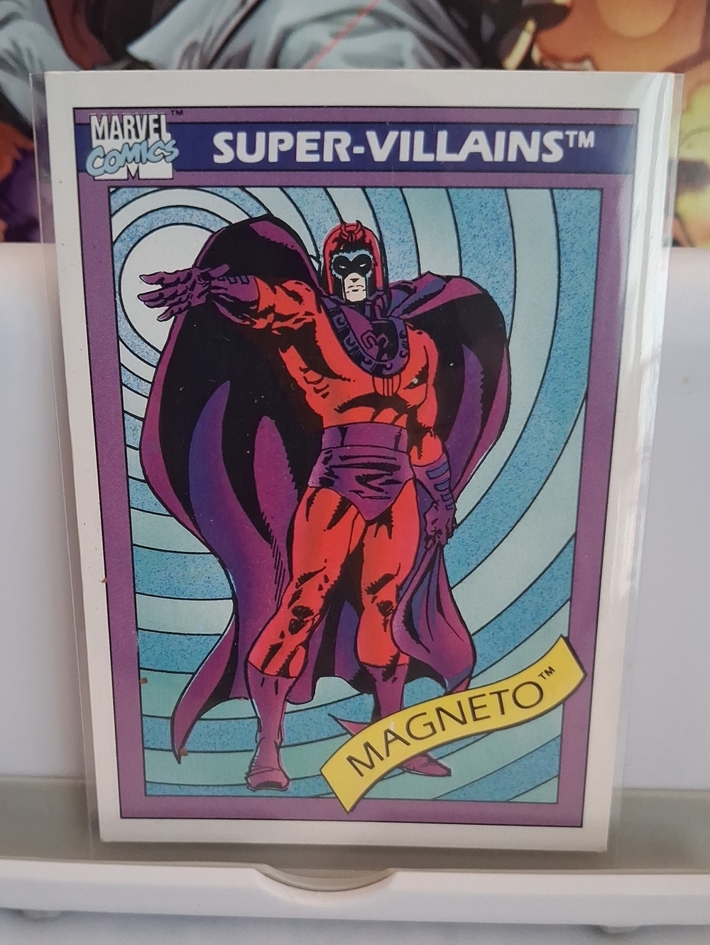 Marvel Magneto Super-Villains Print in Purple & Red